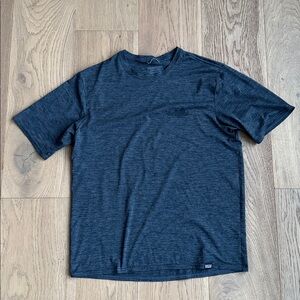 Patagonia Capilene Cool Daily Heather Navy Men's Short Sleeve Tee